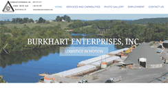 Desktop Screenshot of burkhartenterprises.com